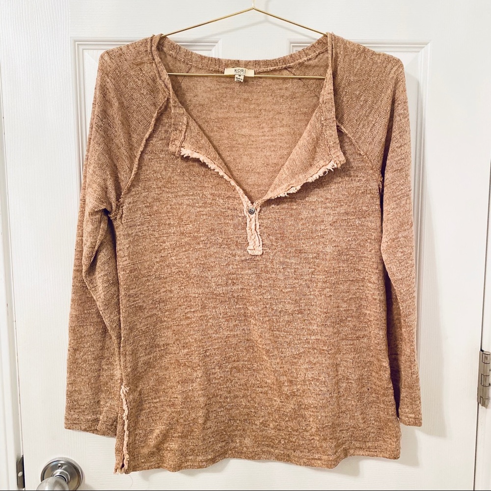 KORI Long Sleeve Top sz. M